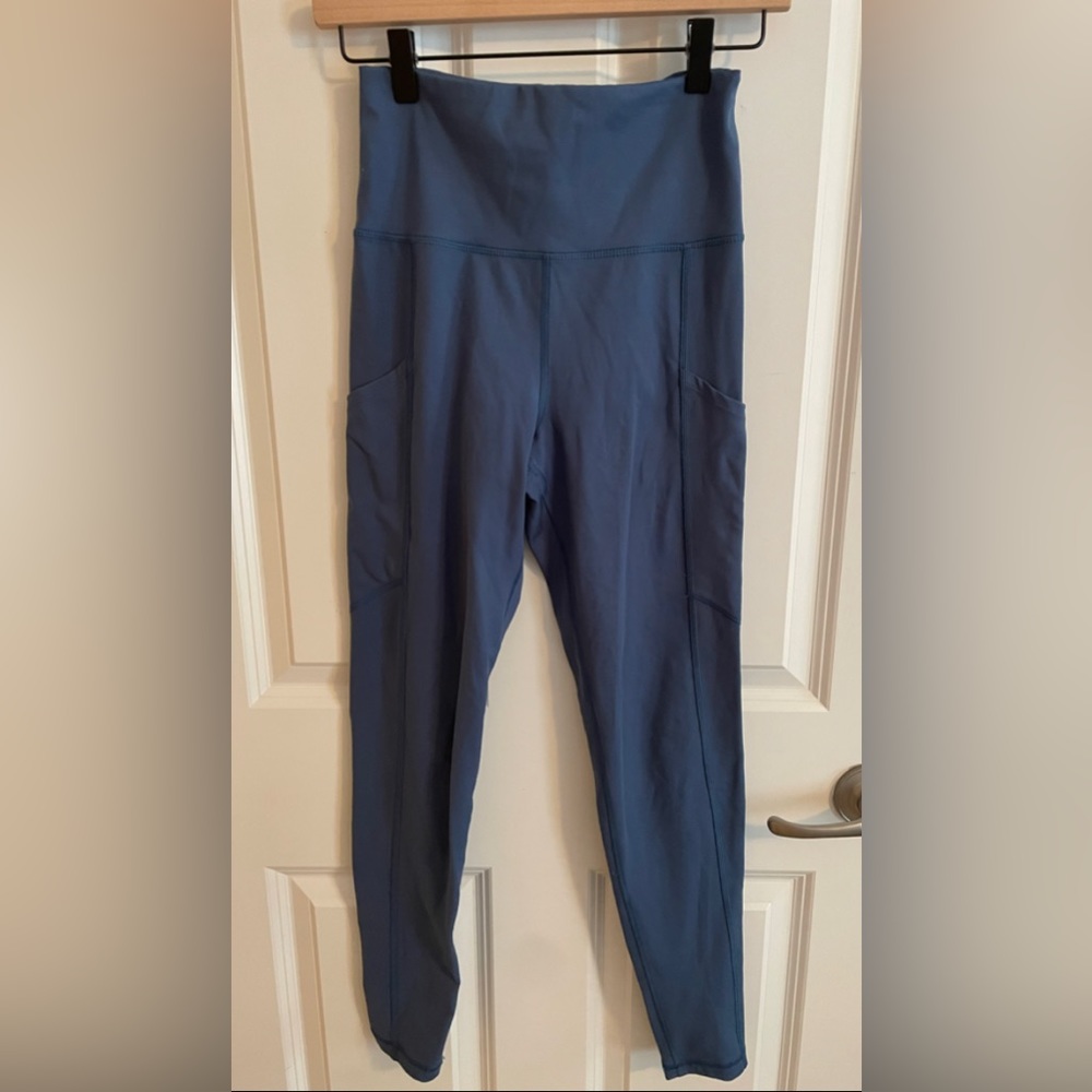 American Eagle Everything Pocket Leggings- blue